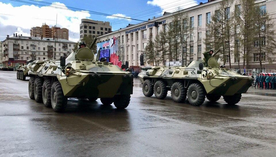 Военный парад 9 мая пройдет в Перми на Октябрьской площади