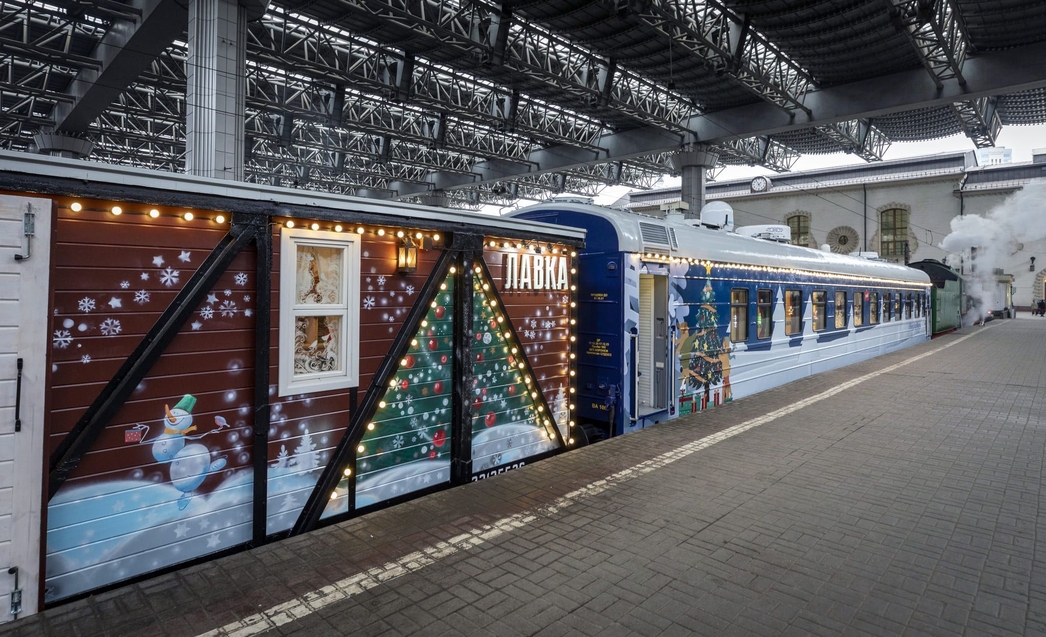 Сказочный поезд Деда Мороза 12 декабря посетит Пермь