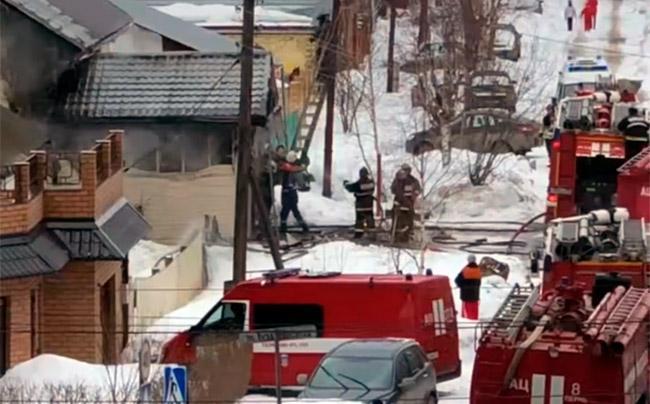 На пожаре в Перми спасены пять человек, в том числе двое детей