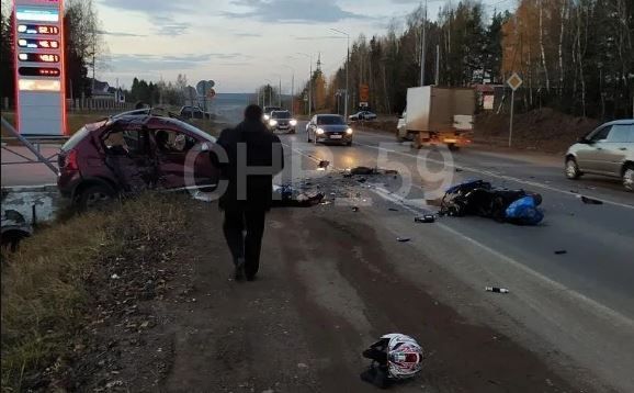 В Пермском крае на трассе в ДТП погибли два человека