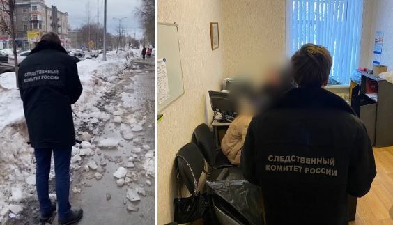 В Березниках возбуждено уголовное дело из-за упавшей на женщину глыбы льда