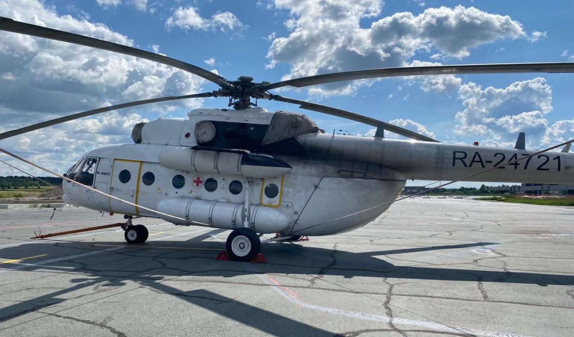 В Пермском крае за две недели вертолет санавиации перевез 6 пациентов