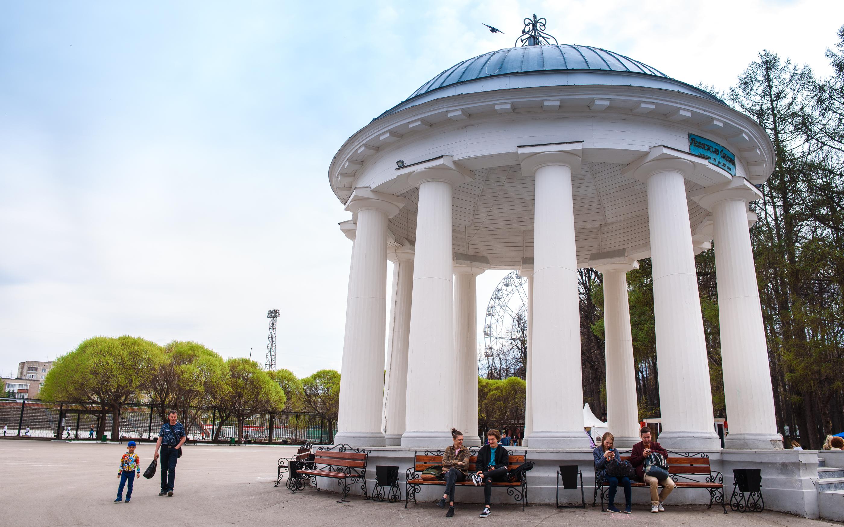 В Перми ротонду в парке Горького закрывают на реставрацию