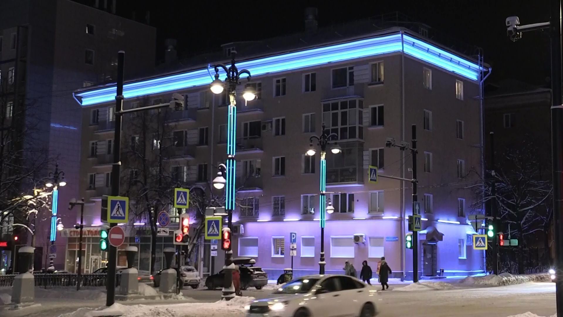 В Перми за три года архитектурная подсветка может появиться ещё на 93 зданиях