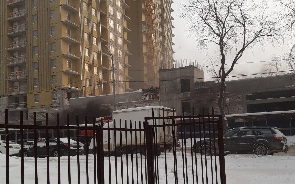 В Перми три человека пострадали при пожаре в строящемся доме