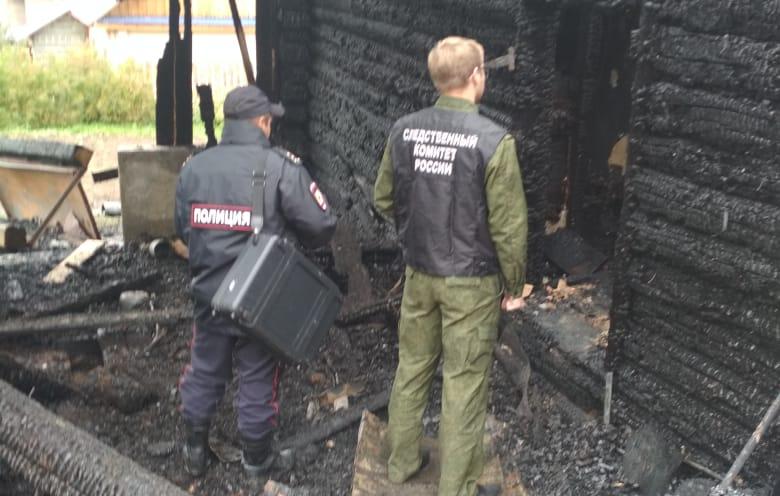 Тела убитых матери и сына обнаружили на пожаре в Лысьве