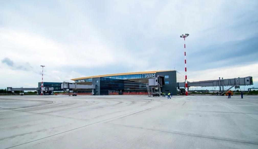 В аэропорту Перми "Большое Савино" завершился монтаж телетрапов