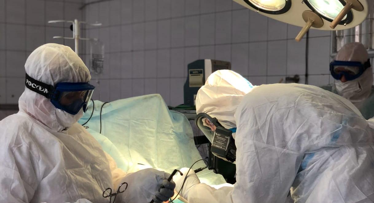 В Прикамье врачи провели сложную операцию женщине с подозрением на COVID-19
