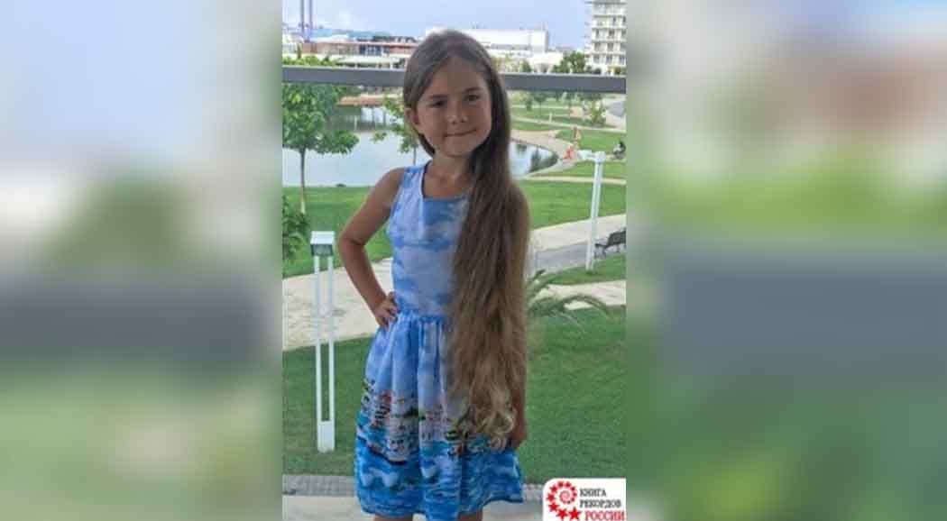 6-летняя пермячка попала в Книгу рекордов России из-за длины волос