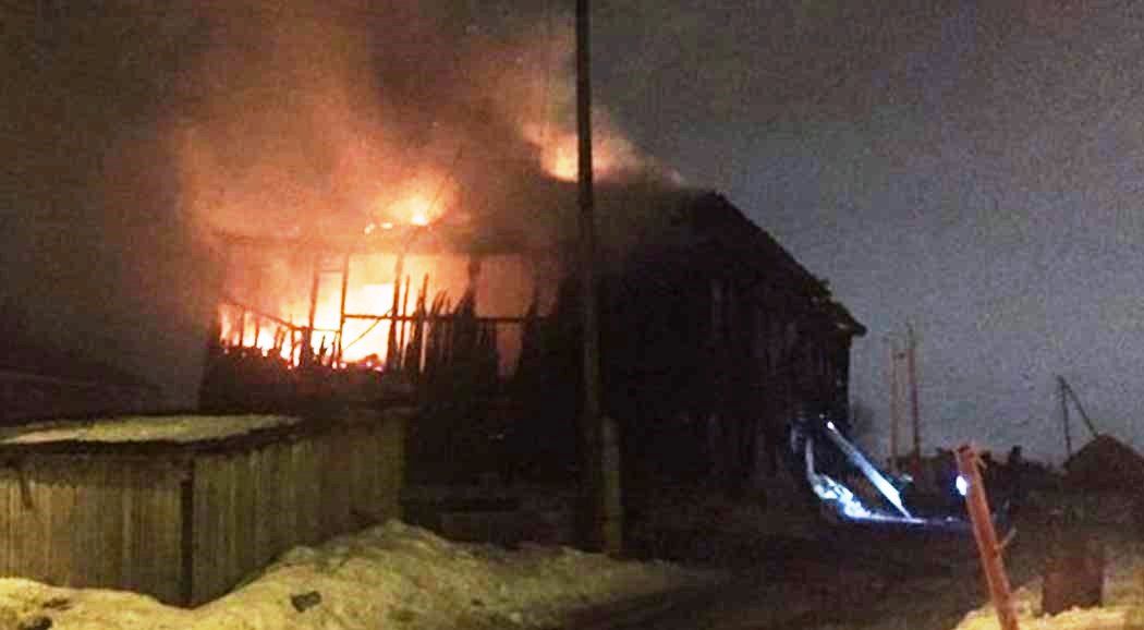 В Перми сгорел барак: погибли двое мужчин
