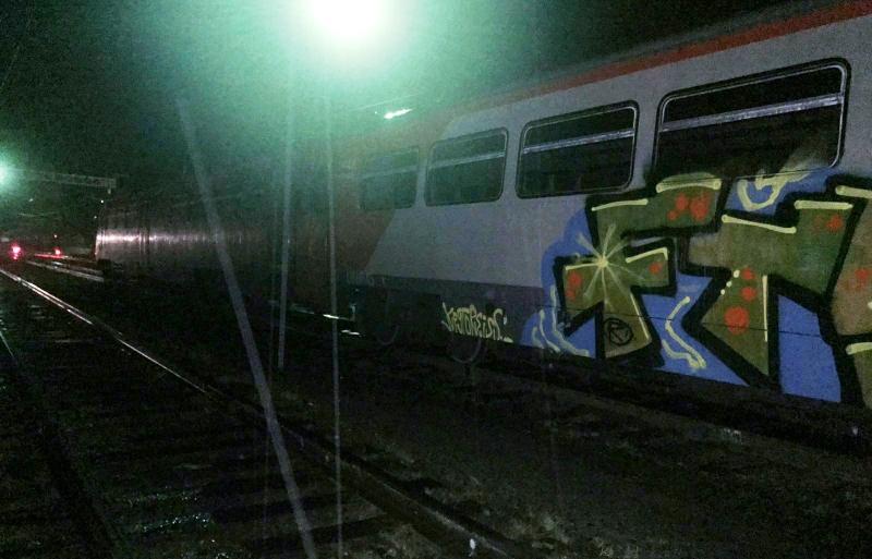 Жителя Перми оштрафовали за граффити на вагоне электрички