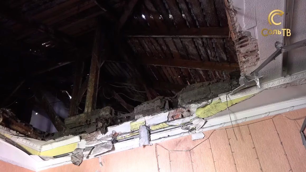 В Соликамске ночью обрушился потолок в двухэтажном доме