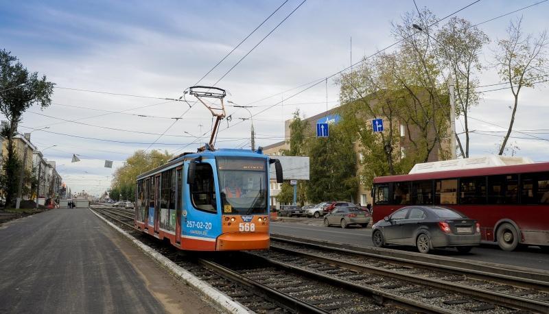 В Перми обустройство трамвайных путей на улице Крисанова оценили в 136 млн рублей