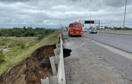 Дорогу на Красавинском мосту в Перми восстановят до конца недели