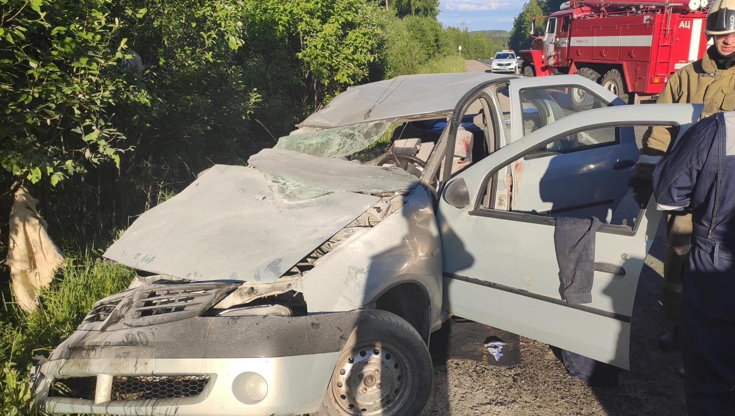В Пермском крае в страшном ДТП на трассе погибли два человека