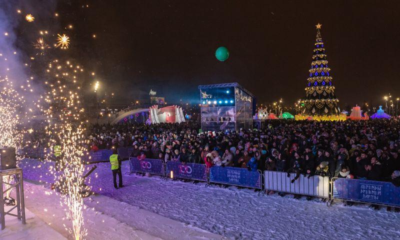 Более 43 тысяч человек встретили Новый год в центре Перми