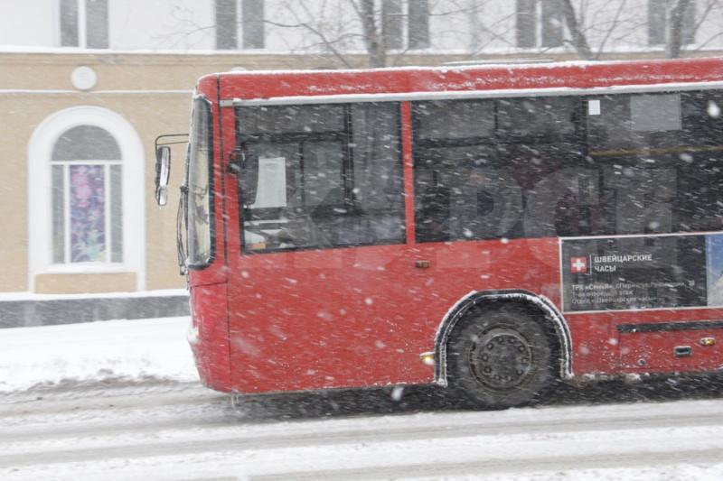 В Перми загорелся автобус с пассажирами