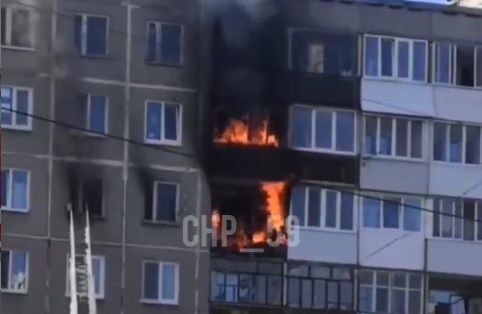 В Перми при пожаре в квартире на 7 этаже погиб один человек