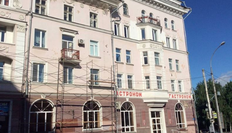 В Перми начали восстанавливать исторический облик дома № 1 на ул. Сибирской