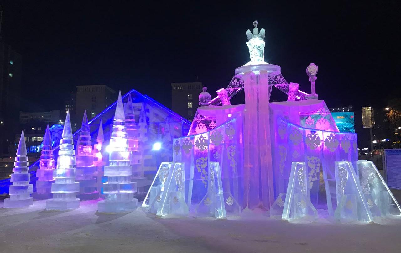 В Перми 1 февраля из-за потепления вновь закроют ледовый городок на эспланаде