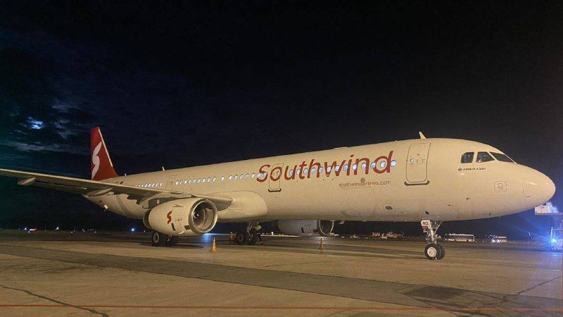 В аэропорт Перми прибыл первый рейс Southwind Airlines из Антальи