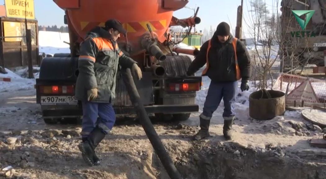 В Перми из-за коммунальной аварии 2755 человек остались без воды 