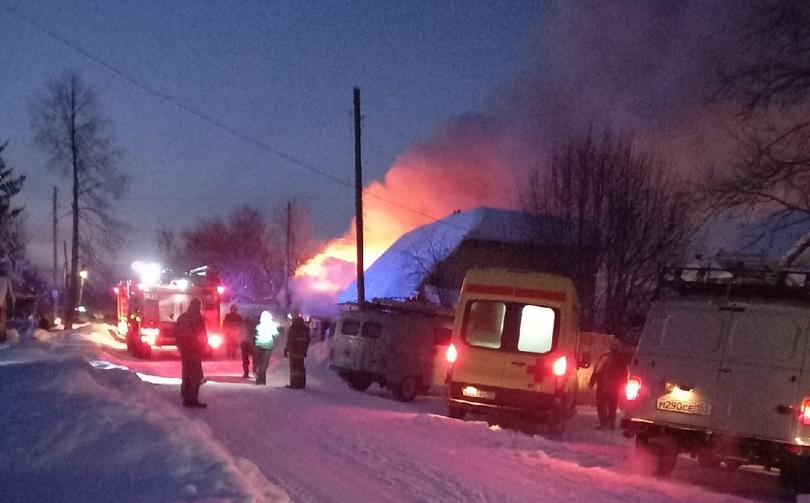 В Пермском крае на пожаре в частном доме погиб мужчина
