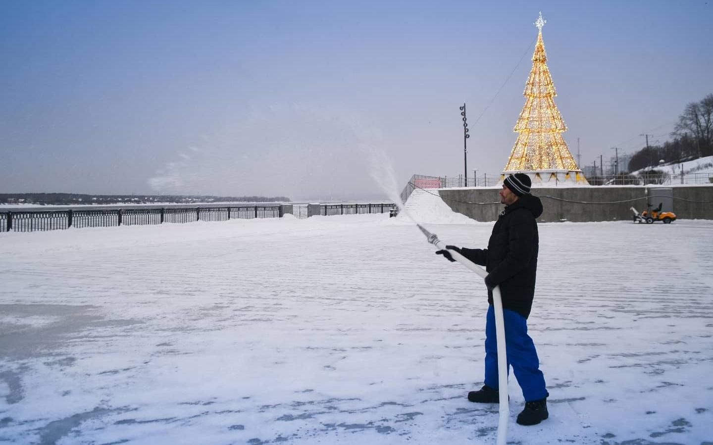 В Перми новый каток на набережной Камы откроют 25 декабря