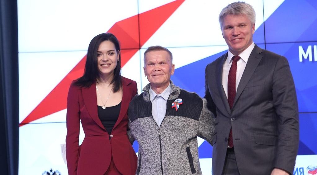 82-летнего пермяка российский министр спорта лично наградил золотым знаком ГТО 