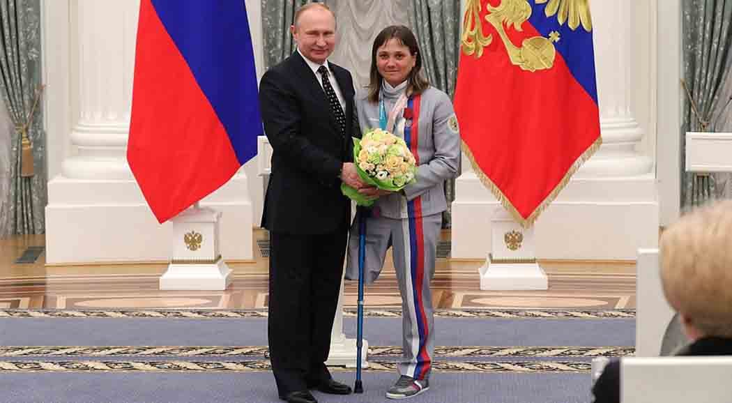 Владимир Путин наградил пермячку за бронзу на паралимпиаде