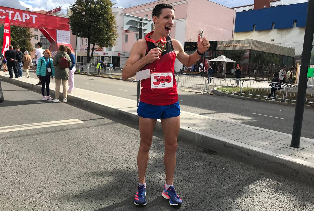 Победителем Пермского марафона стал Николай Волков из Санкт-Петербурга 